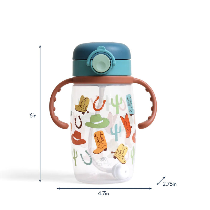 Itzy Ritzy Sips Straw Cup w/ Snap Close Lid - Giddy Up! 807201909