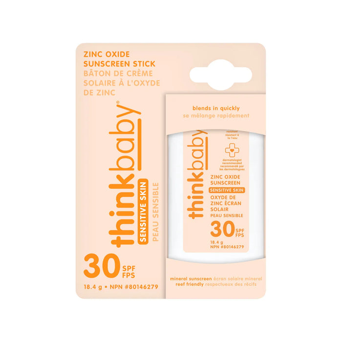 Thinkbaby Zinc Oxide Sensitive Skin Sunscreen Stick SPF30