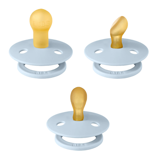 Bibs Try-It Colour Collection Baby Blue 3 Pack 0-6M