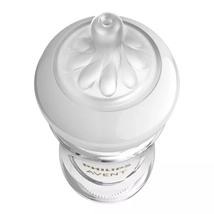 Avent Glass Natural Bottle 3pk 8oz - 1M+