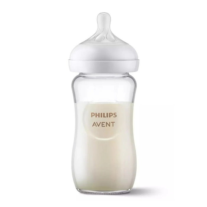 Avent Glass Natural Bottle 3pk 8oz - 1M+