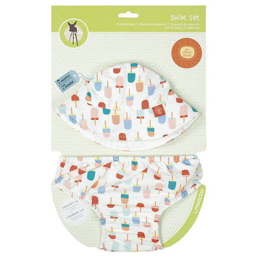 Lassig Swim Set Diaper & Hat - Ice Cream