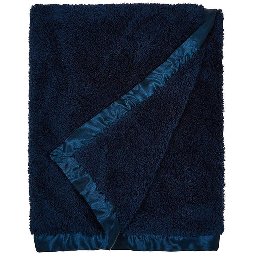 Little Unicorn Chenille Receiving Blanket - Navy