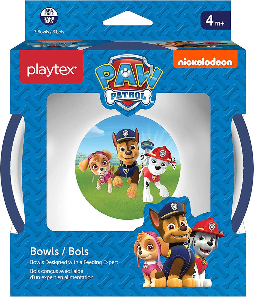 Playtex Bowls 3pk - Paw Patrol