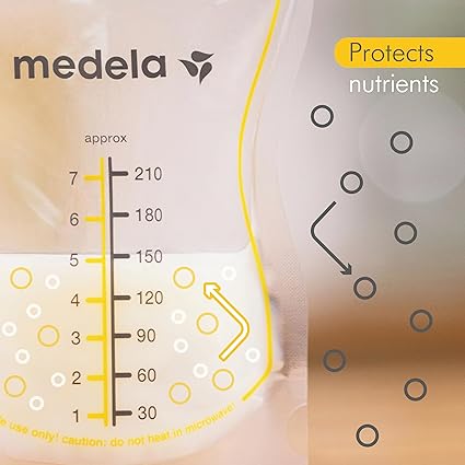 Medela Breast Esay Pour Milk Storage Bags 50pk