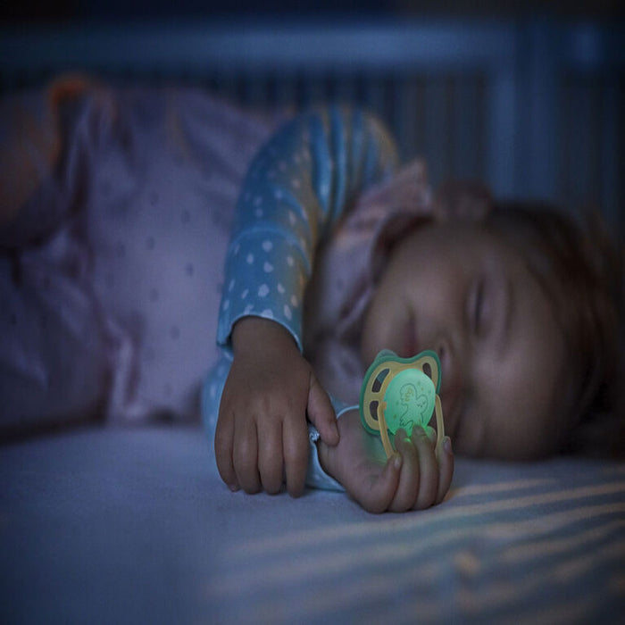 Avent Ultra Air Pacifier Night 2pk 0-6M - Star+Owl