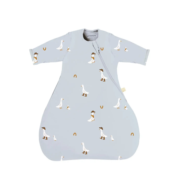 Gunamuna Long Sleeve Transitional Swaddle 2.5T - Cowboy Goose 3-6M