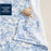 Itzy Ritzy Breastfeeding Cover Nursing Apron Blue Toile