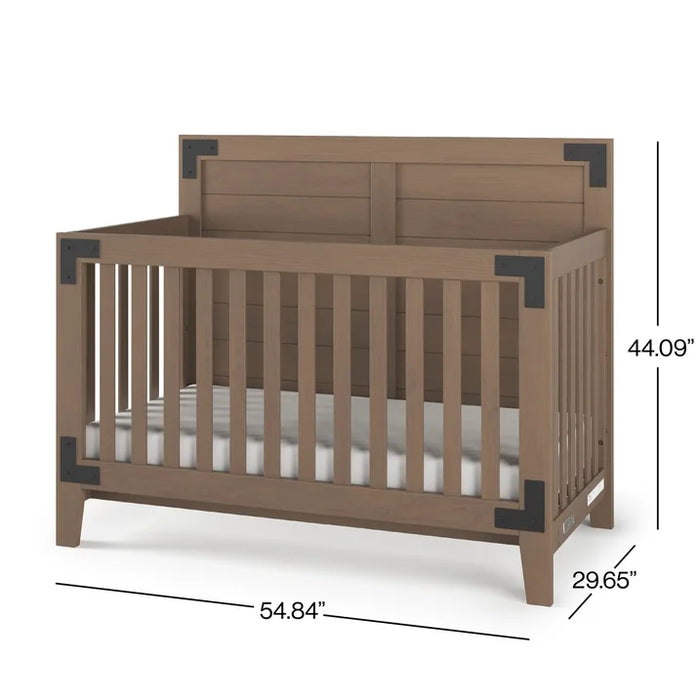 Child Craft Lucas 4-in-1 Crib - Dusty Heather