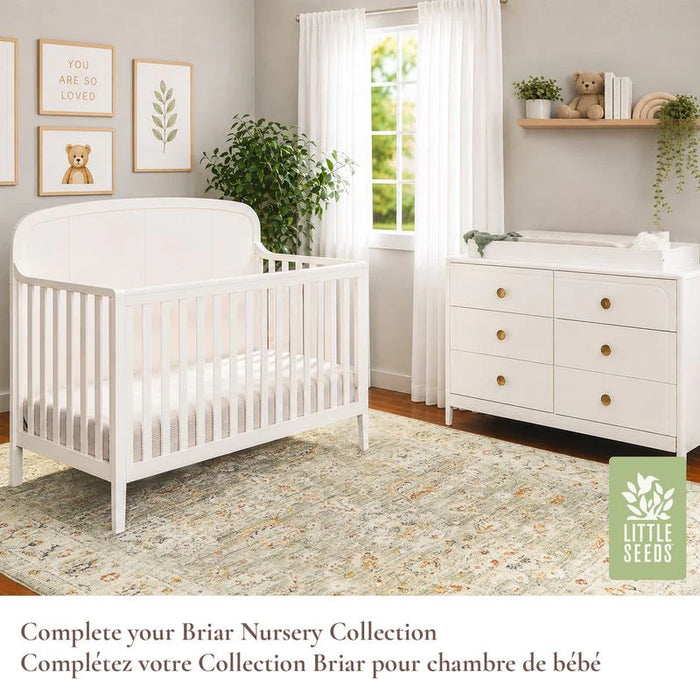 Little Seeds Briar Double Dresser - True White Paint