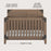 Child Craft Lucas 4-in-1 Crib - Dusty Heather