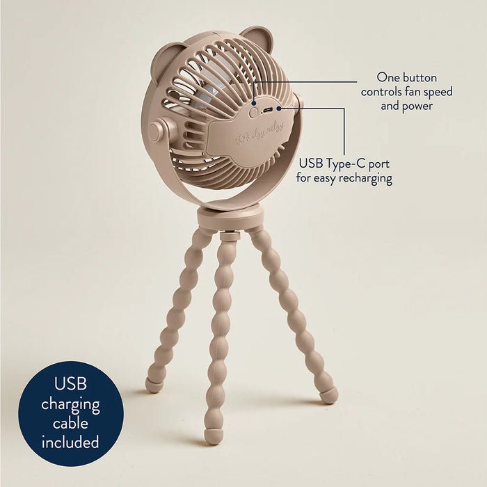 Itzy Ritzy Stroller Fan - Bear