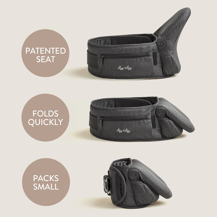 Itzy Ritzy Hold & Fold Hip Carrier