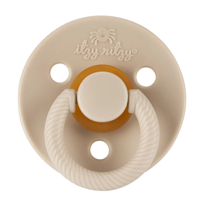 Itzy Ritzy Pacifier Natural Rubber Coconut&Toast 6-18M