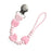Itzy Ritzy Paci Strap Plus Silicone - Pink Bows 705101879