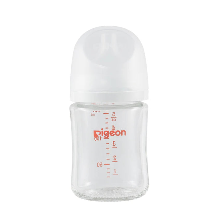 Pigeon Glass Bottle 3pk w/ Nipple - 5oz/0M+