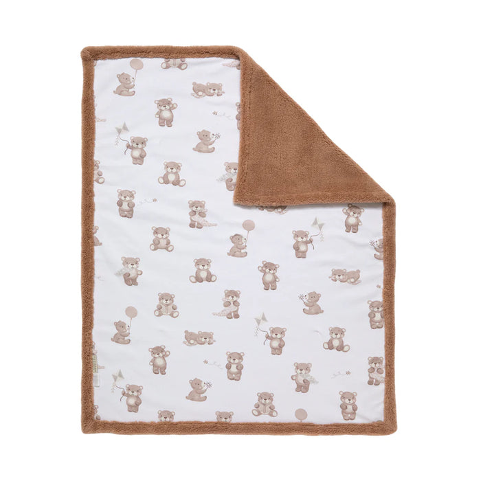 Living Textiles Sherpa Blanket - Cuddly Bear