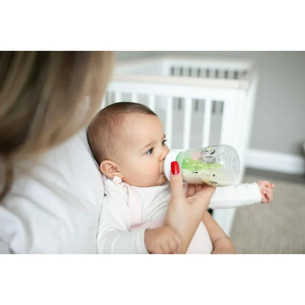 Dr Brown's Wide-Neck Anti-Colic Options+ 2pk Designer Bottles - Woodland 5oz