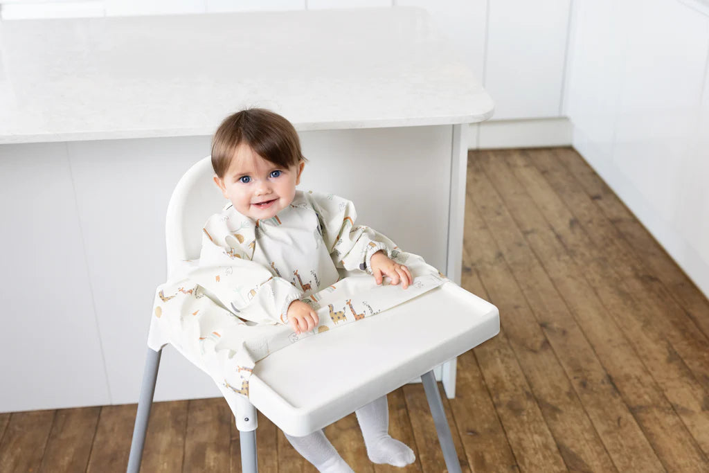 Bibado Coverall Long Sleeve Weaning Bib - Serengeti Spaghetti