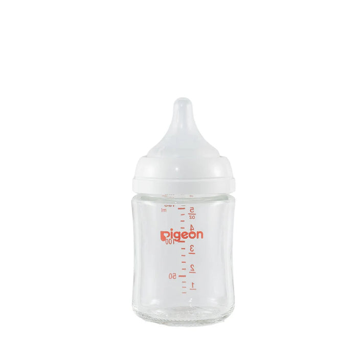 Pigeon Glass Bottle 3pk w/ Nipple - 5oz/0M+