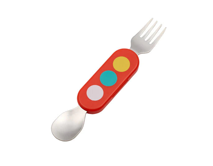 Sugarbooger Good Lunch Folding Utensil Set - Red