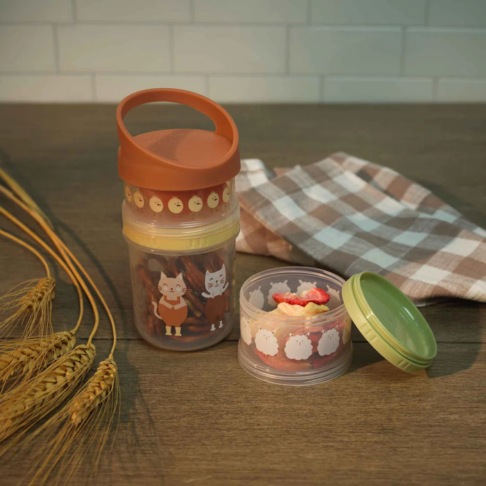 Sugarbooger Twist & Snack Stacker - Prairie Kitty