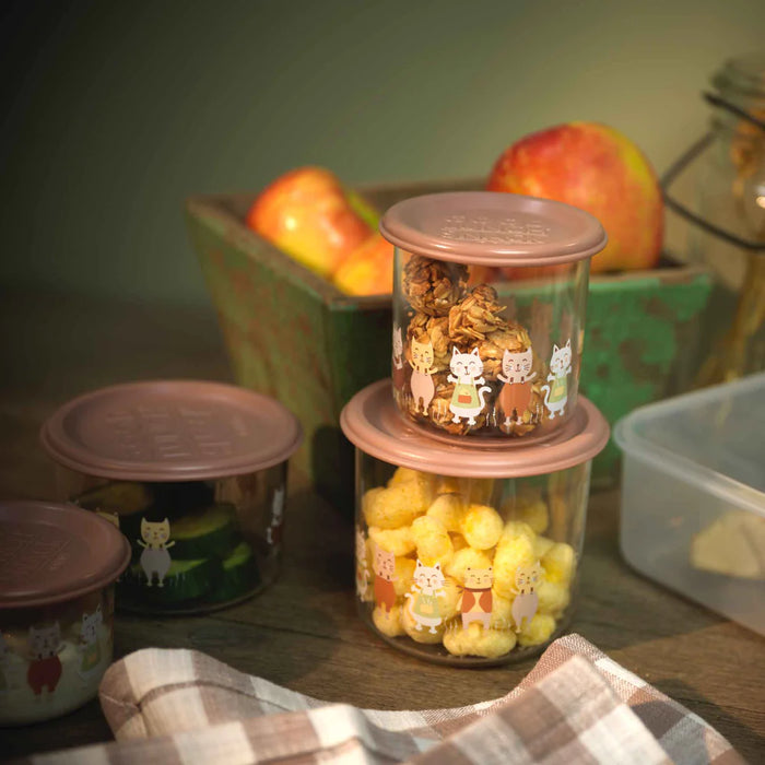 Sugarbooger Snack Container Small - Prairie Kitty