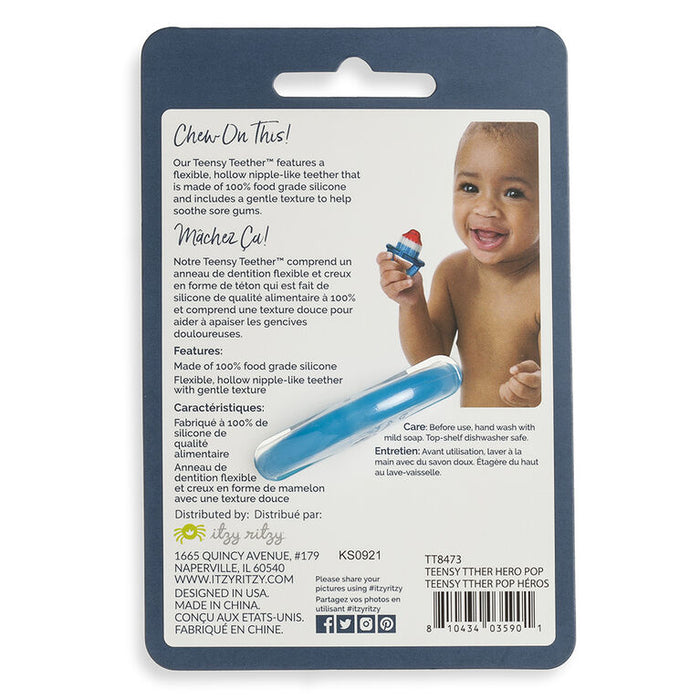 Itzy Ritzy Teensy Teether Hero Pop
