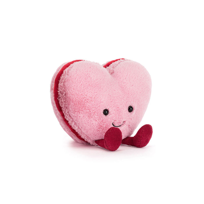 Jellycat Amuseables Colette Heart Macaron - Pink (LIMIT ONE PER CUSTOMER)