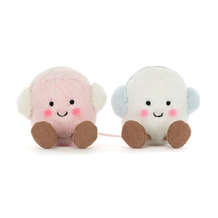 Jellycat Amuseables Toastie Pink and White Marshmallows (LIMIT ONE PER CUSTOMER)