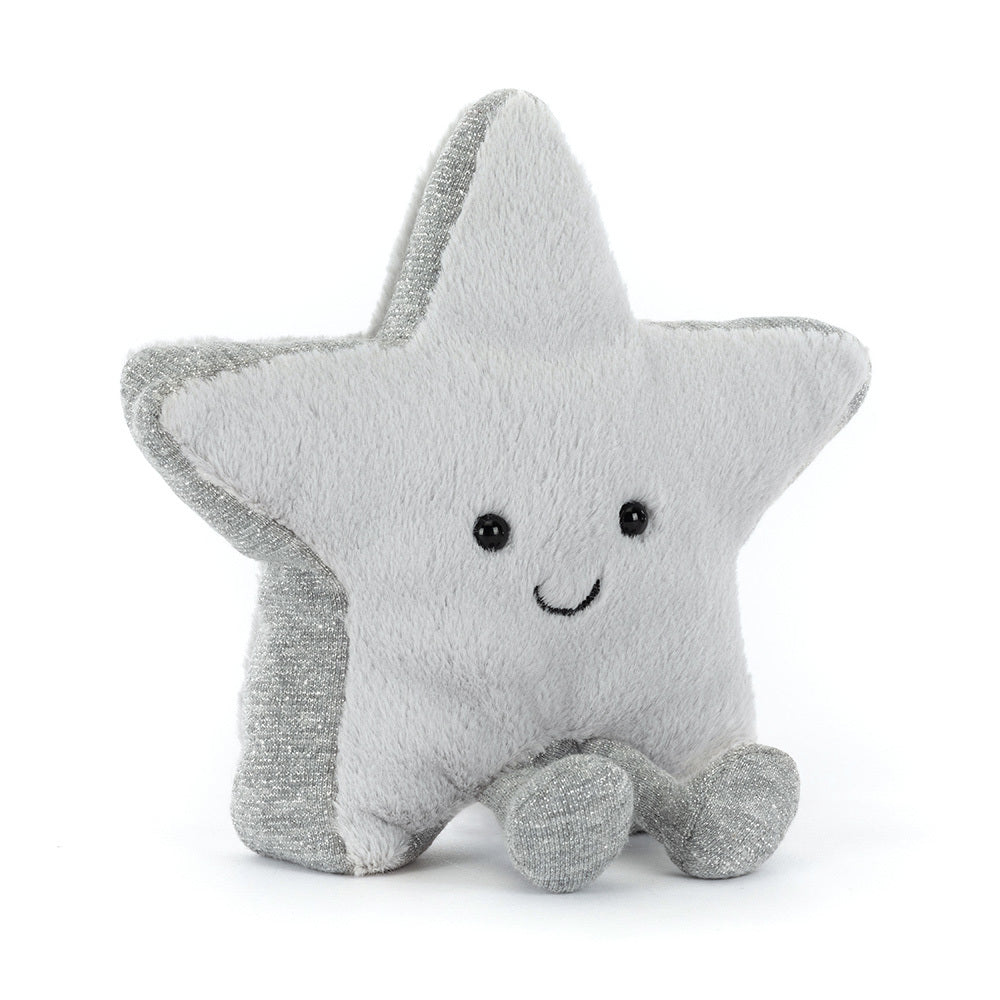 Jellycat Amuseables Silver Star (LIMIT ONE PER CUSTOMER)