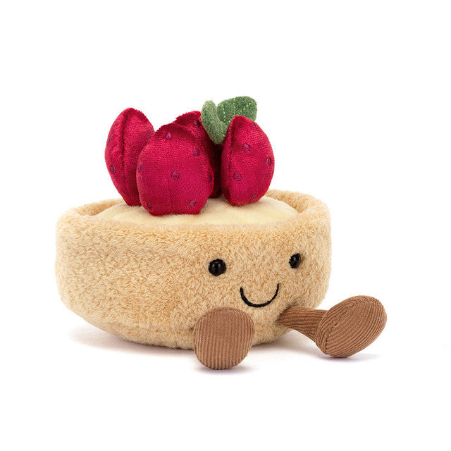 JellyCat Amuseables Fleurette Tarte Aux Fraises (LIMIT ONE PER CUSTOMER)