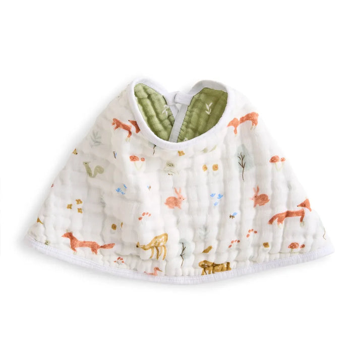 Aden + Anais Muslin Burpy Bib - Sage Woodland