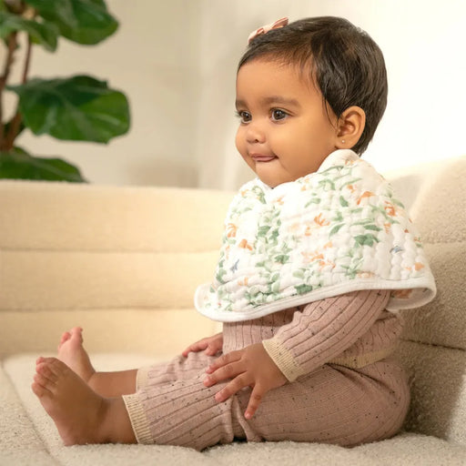 Aden + Anais Muslin Burpy Bib - Butterfly Garden