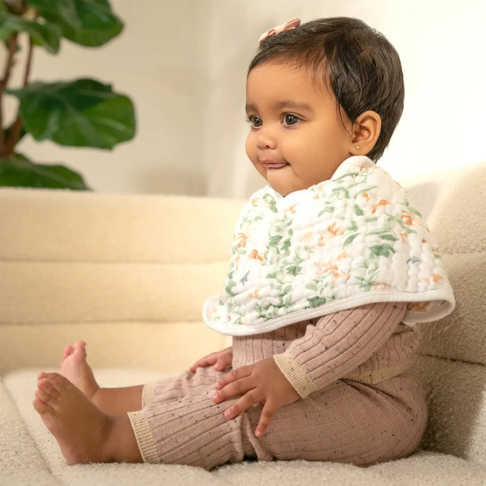 Aden + Anais Muslin Burpy Bib - Butterfly Garden