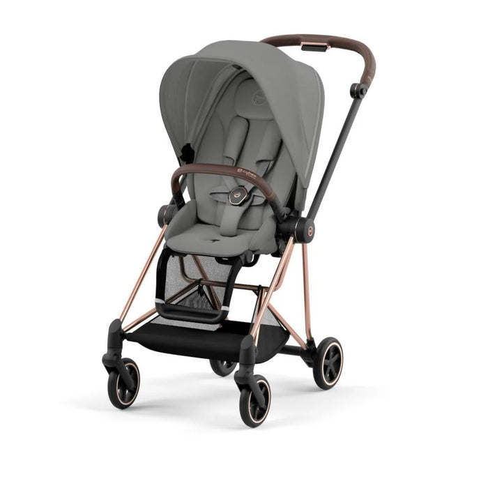 Cybex Mios3 - Rose Gold Frame w/ Mirage Grey Seat (ONE BOX)