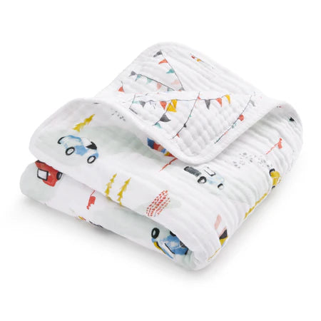 Aden+Anais Muslin Blanket 112x112cm - Vintage Car Rally