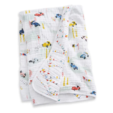 Aden+Anais Muslin Blanket 112x112cm - Vintage Car Rally