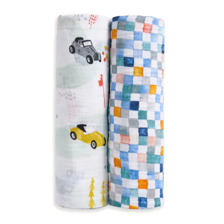 Aden+Anais Vintage Car Rally 2-pack Swaddles