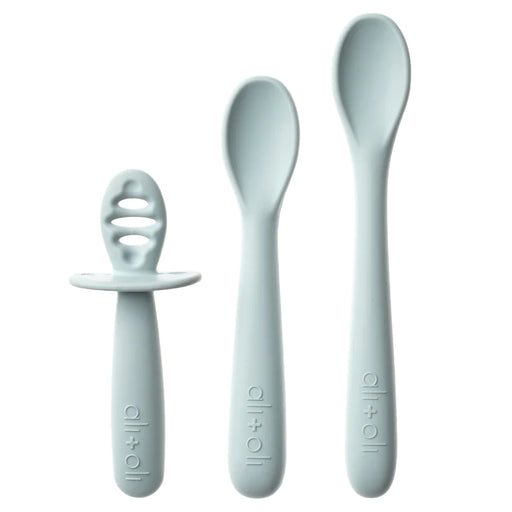Ali + Oli Multi-Stage Spoon Set - Blue