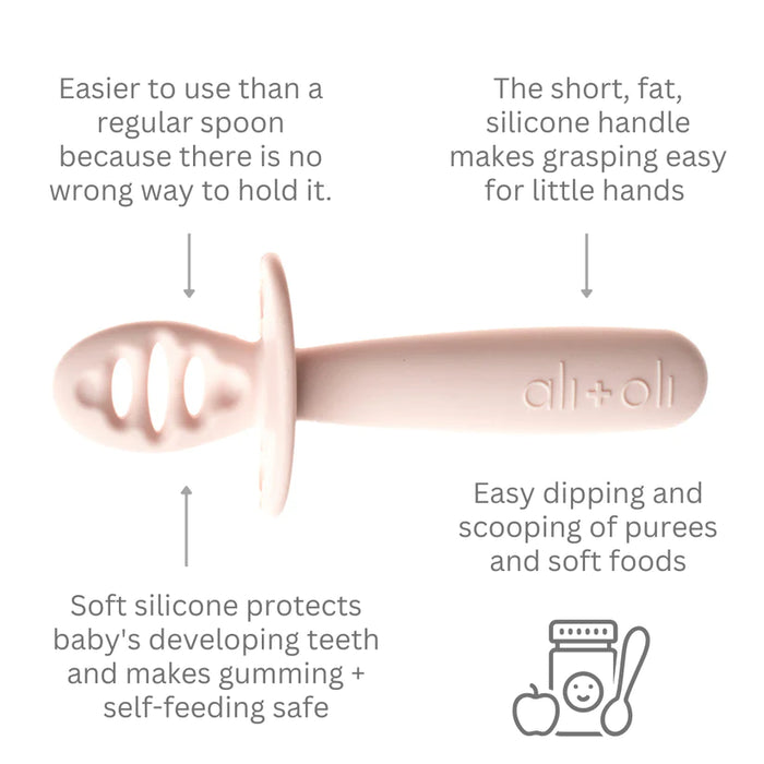 Ali + Oli Multi-Stage Spoon Set - Blush