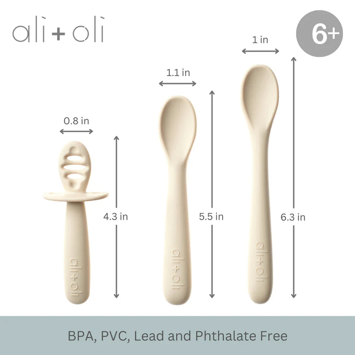 Ali + Oli Multi-Stage Spoon Set - Coco