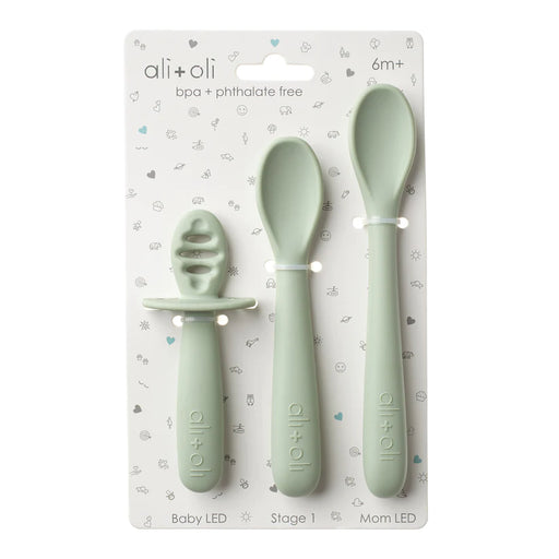 Ali + Oli Multi-Stage Spoon Set - Pine