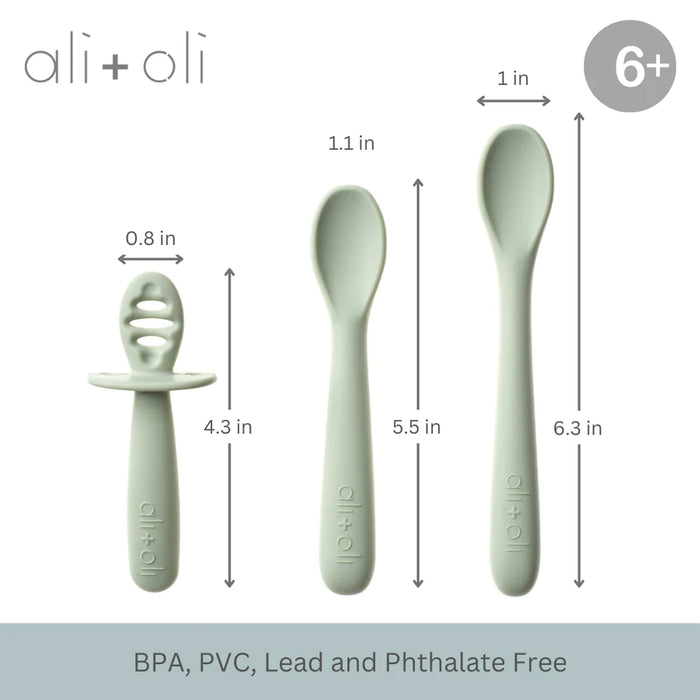 Ali + Oli Multi-Stage Spoon Set - Pine