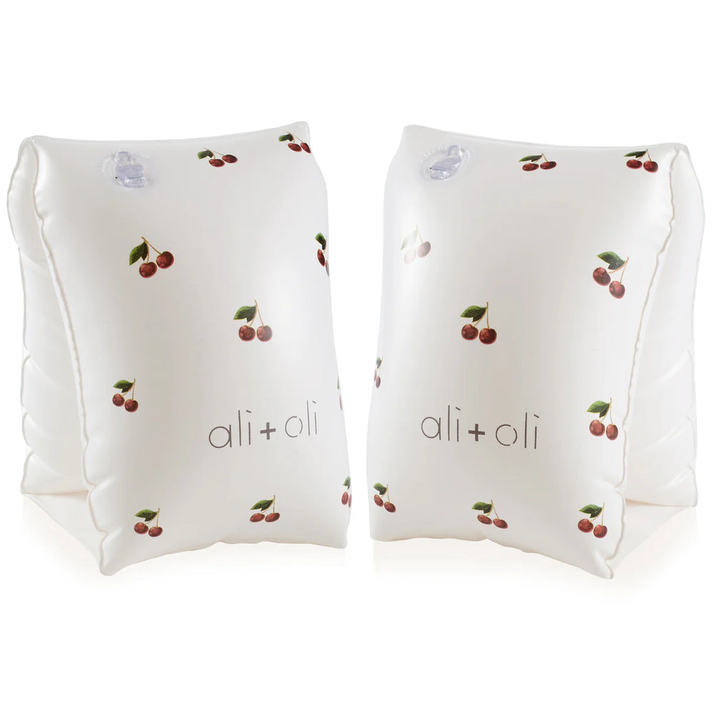 Ali+Oli Swim Arm Band Wings Inflatable Float - Cherries