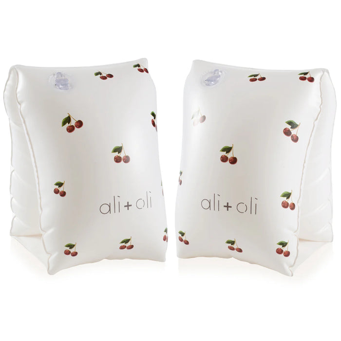 Ali+Oli Swim Arm Band Wings Inflatable Float - Cherries