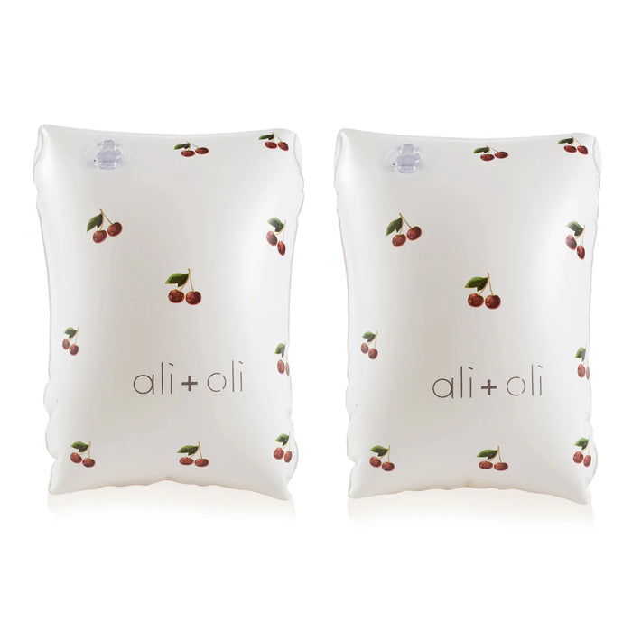 Ali+Oli Swim Arm Band Wings Inflatable Float - Cherries