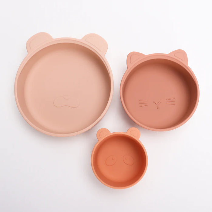Ali + Oli Snack Bowl Set 3pc - Terracotta Blush