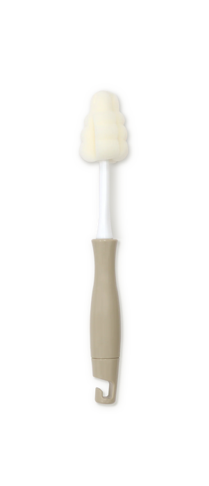 Grosmimi All In One Foam Brush for Bottle & Teat 4pcs - Mocha