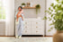Little Seeds Briar Double Dresser - True White Paint